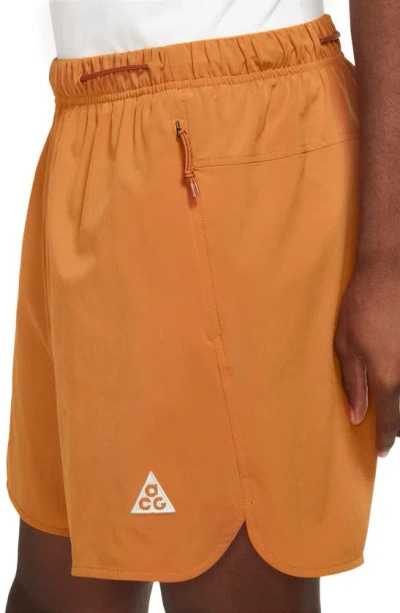 Shop Nike New Sands Hiking Shorts In Monarch/ Dark Russet