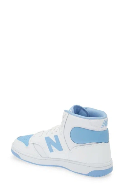 Shop New Balance 480 High Top Sneaker In White/ Team Carolina
