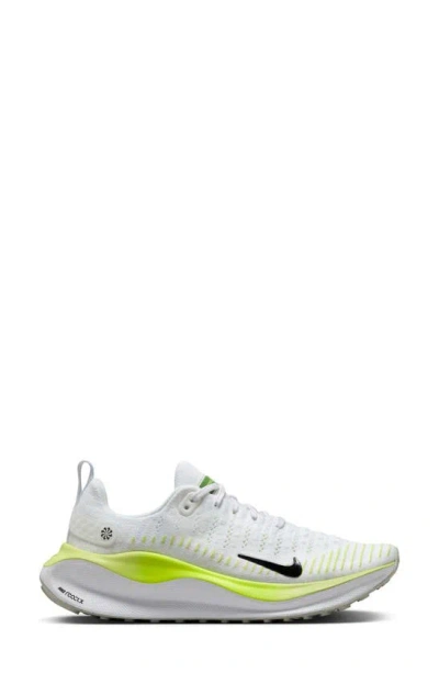 Shop Nike Infinityrn 4 Running Shoe In White/ Black/ Lemon
