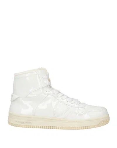 Philippe Model Woman Sneakers White Size 7 Textile Fibers In White