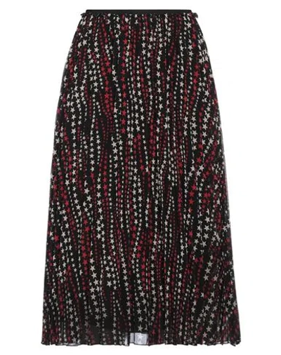Shop Red Valentino Woman Midi Skirt Black Size 4 Polyester