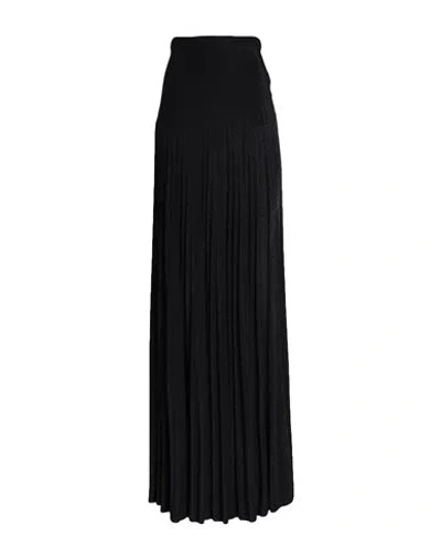Elisabetta Franchi Woman Maxi Skirt Black Size 4 Viscose, Polyester, Polyamide, Elastane In Black