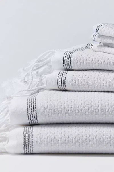 Shop Coyuchi Mediterranean Organic 6pc Towel Set In White