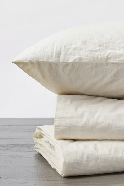 Shop Coyuchi Organic Crinkled Percale Pillowcase Set Of 2