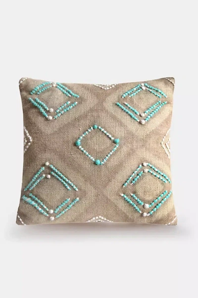 Shop Charlie Sprout Almasi Pillow In Beige