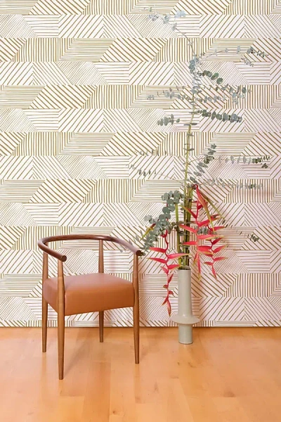 Shop Thatcher Parquet Hand Printed Wallpaper