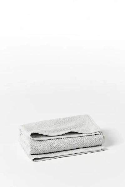 Shop Coyuchi Air Weight Organic Oversized Hand Towel In Grey