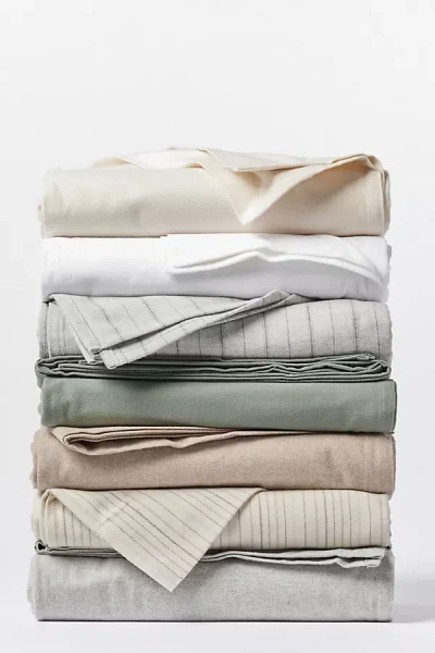 Shop Coyuchi Cloud Brushed Organic Flannel Sheet Set