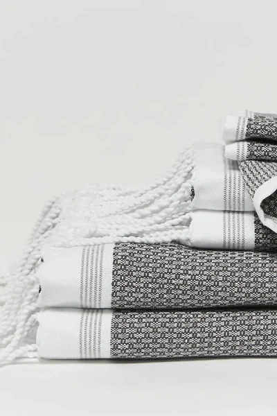 Shop Coyuchi Mediterranean Organic 6pc Towel Set In Grey