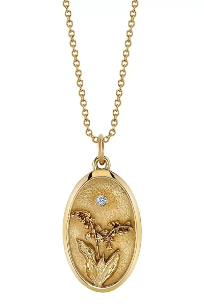 Shop Starling May Birth Flower Charm In Gold