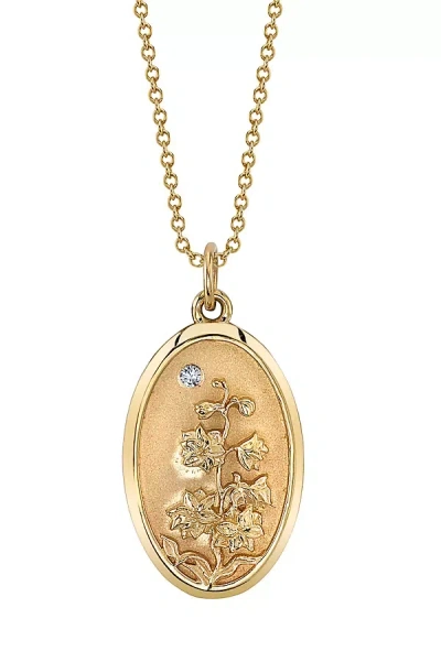 Shop Starling July Birth Flower Charm In Gold