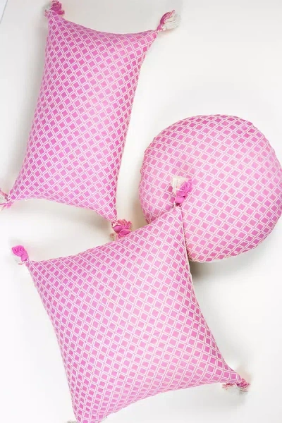 Shop Archive New York Comalapa Bubblegum Pillow In Pink