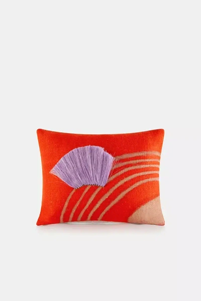 Shop Charlie Sprout Uthingo Pillow In Orange