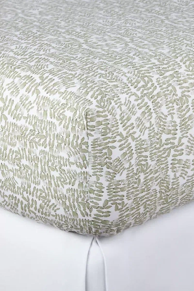 Shop Peacock Alley Fern Percale Fitted Sheet