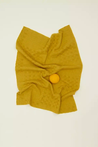 Shop Hawkins New York Dobby Dish Towel In Yellow