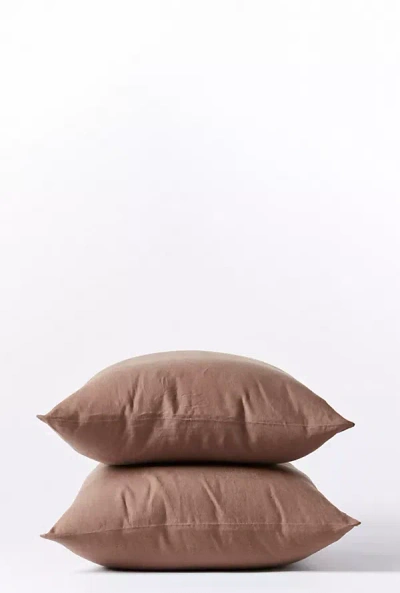 Shop Coyuchi Organic Relaxed Linen Pillowcase Set Of 2