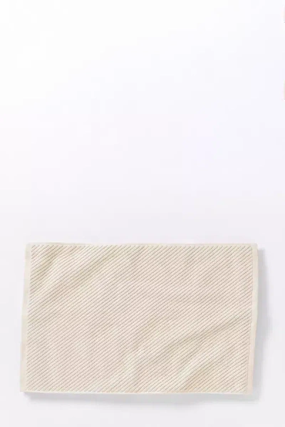 Shop Coyuchi Air Weight Organic Twill Bath Mat In White