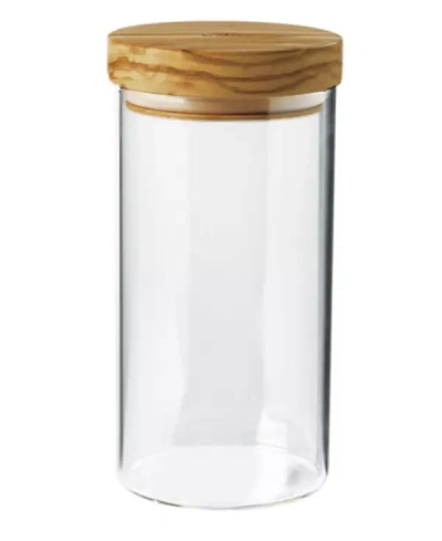 Shop Berard Olive Wood & Glass Jar With Lid