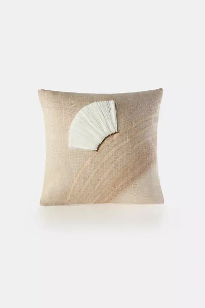 Shop Charlie Sprout Uthingo Pillow In Beige