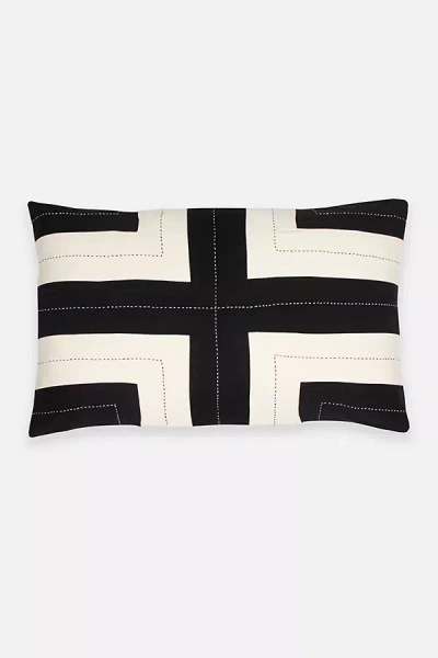 Shop Anchal Interlock Lumbar Pillow In White