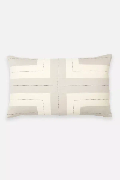 Shop Anchal Interlock Lumbar Pillow In Multicolor