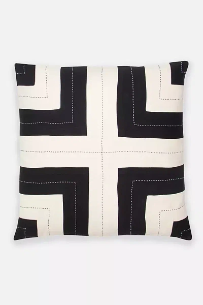 Shop Anchal Interlock Throw Pillow In White