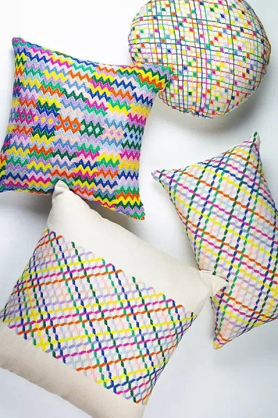 Shop Archive New York Cotzal Pillows In Multicolor