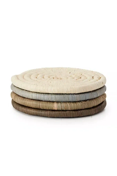 Shop St. Frank Ombré Coasters In Grey