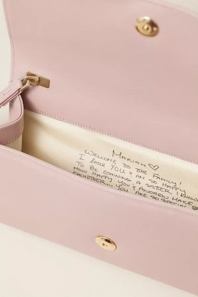 Shop Fontem Personalized Jane Clutch Bag In Pink