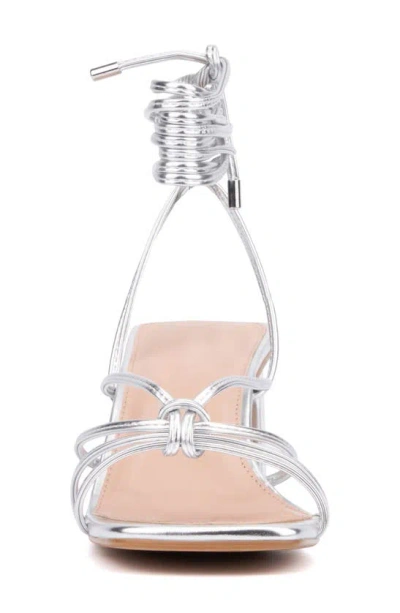 Fashion To Figure Lana Heeled Sandal In Silver