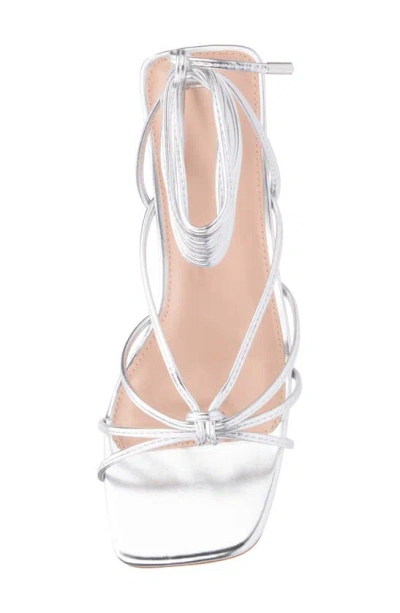 Fashion To Figure Lana Heeled Sandal In Silver