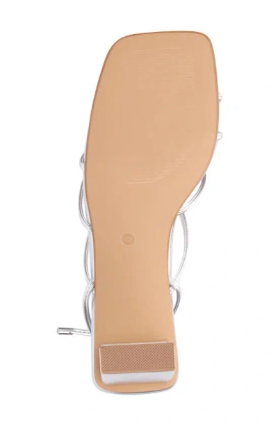Fashion To Figure Lana Heeled Sandal In Silver
