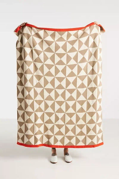 Shop Anthropologie Sonnie Animal Motif Lightweight Cotton Throw Blanket