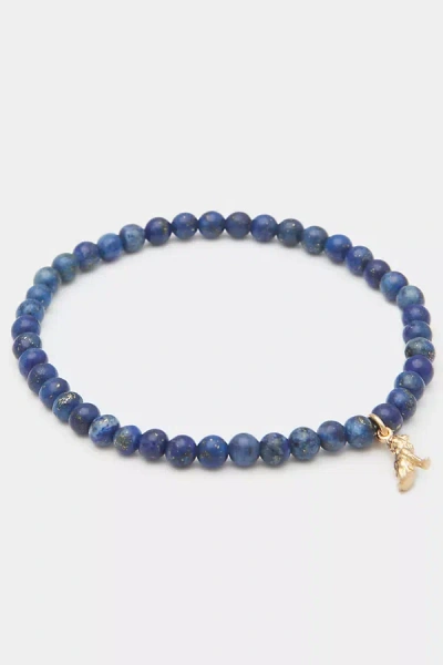 Shop Deux Lions Jewelry Blue Crush Bracelet In Gold