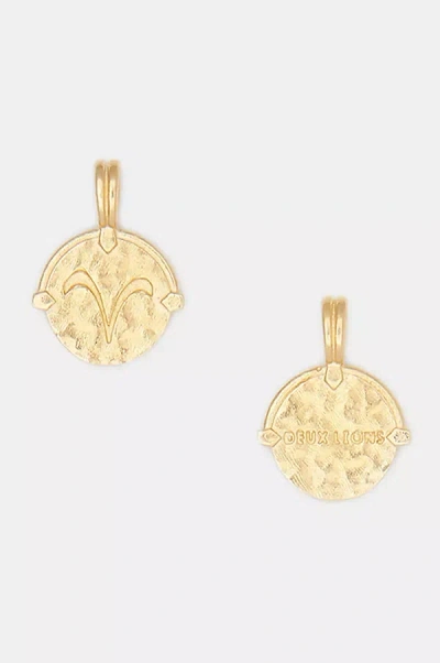 Shop Deux Lions Jewelry Gold Baby Zodiac Necklace