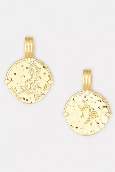 Shop Deux Lions Jewelry Gold Zodiac Necklace In Multicolor