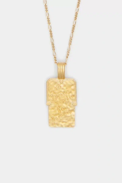 Shop Deux Lions Jewelry Juliette Necklace In Gold