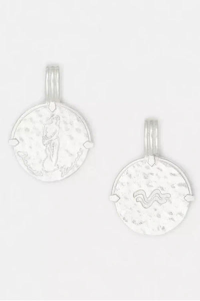 Shop Deux Lions Jewelry Sterling Silver Zodiac Necklace In White