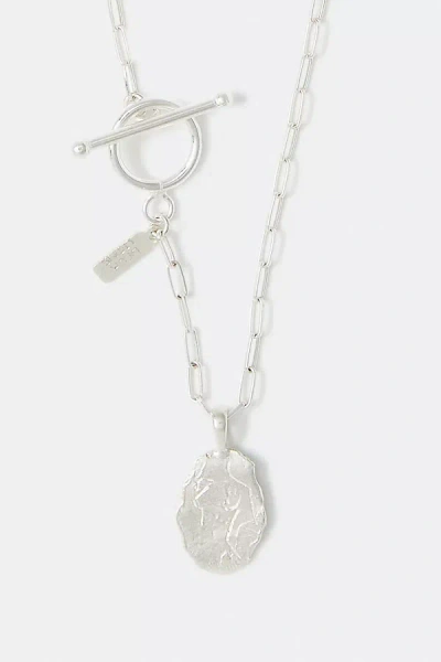 Shop Deux Lions Jewelry Dieu Créa Necklace In Silver