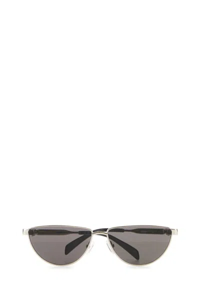 Shop Alexander Mcqueen Sunglasses In Silver