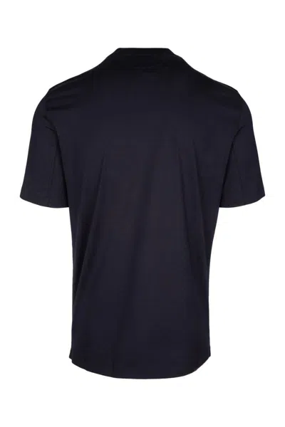 Shop Brunello Cucinelli T-shirt In Navy