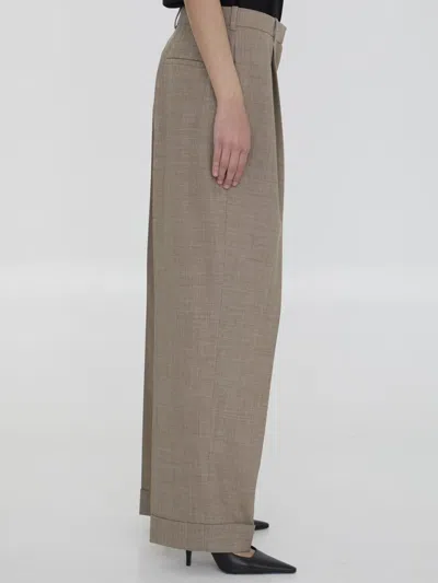 Shop The Row Tor Trousers In Grey