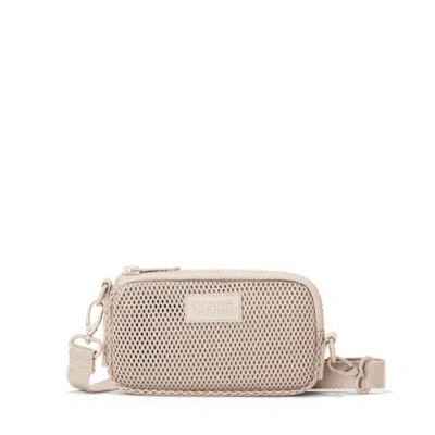 Shop Dagne Dover Mara Phone Sling In Oyster Air Mesh