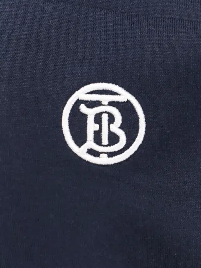 Shop Burberry T-shirt In Blue