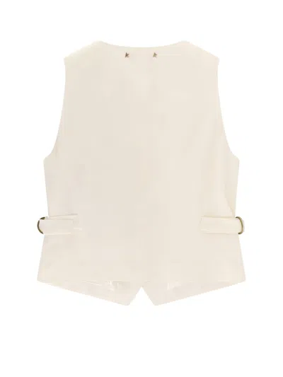 Shop Golden Goose Vest In White