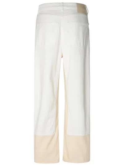 Shop Sportmax Zenica White Cotton Pants