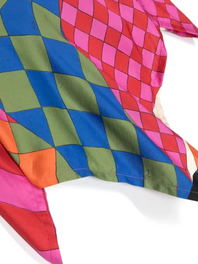 Shop Pucci Blusa Con Stampa In Multicolor