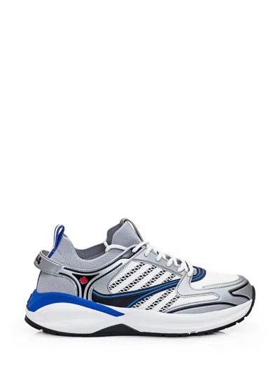Shop Dsquared2 Dash Sneaker In Argento-nero-blu