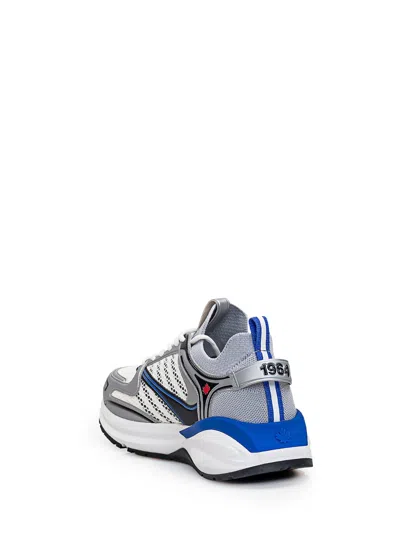 Shop Dsquared2 Dash Sneaker In Argento-nero-blu