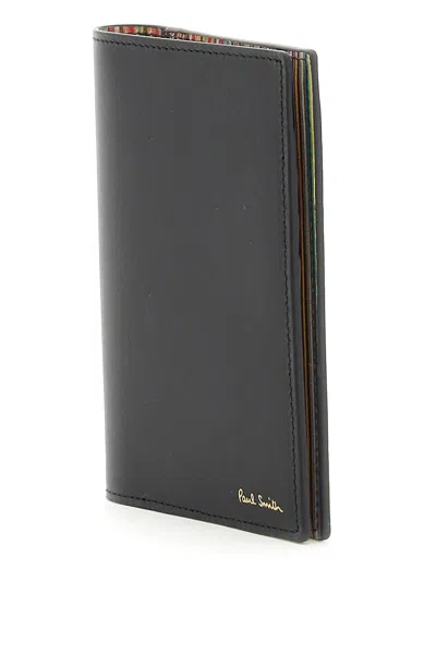 Shop Paul Smith Leather Passport Cover In Black